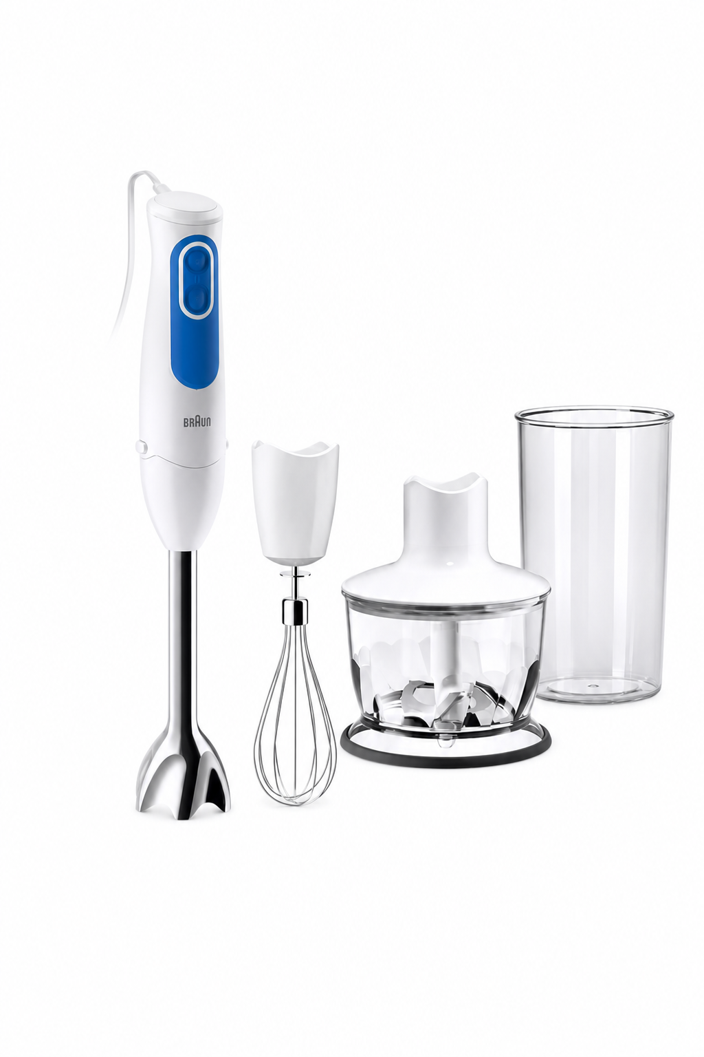 6087579d-29f6-4325-bab7-b03f5071f489.png خلاط يدوي Braun MultiQuick 3 MQ3035WH بقدرة 700 W ونظام EasyClick - الصورة 1