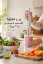 ⁦خلاط يدوي 3 في 1 Ariete Pimer 0601-1 بقدرة 700 واط⁩ - الصورة ⁦2⁩