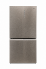 ثلاجة Haier بأربعة أبواب French Door وسعة إجمالية 700L بتقنية Total No Frost - موديل HRF-700TS