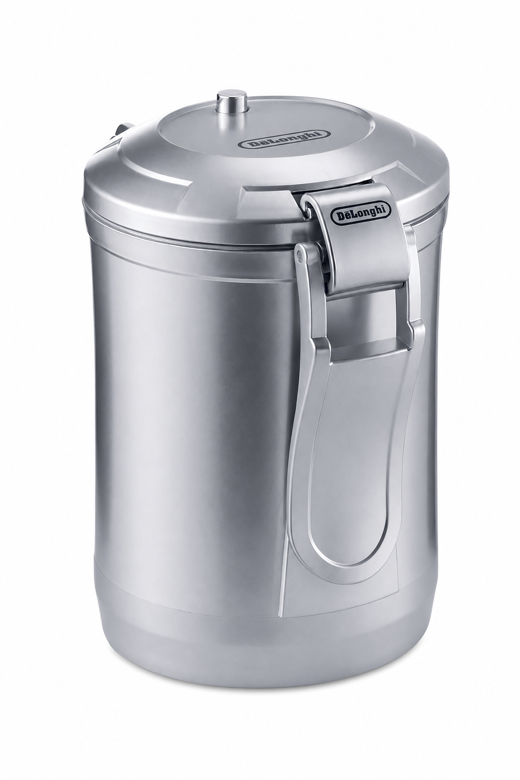 74c75d44-b307-4011-a5ae-8c930d8cbb7d.png علبة حفظ القهوة بتفريغ الهواء De’Longhi DLSC068 سعة 1.2 لتر باللون الفضي - الصورة 1