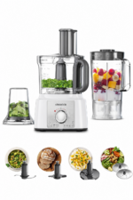 محضر طعام Kenwood متعدد الوظائف 1000 واط بسعة 3 لتر FDP65.400WH