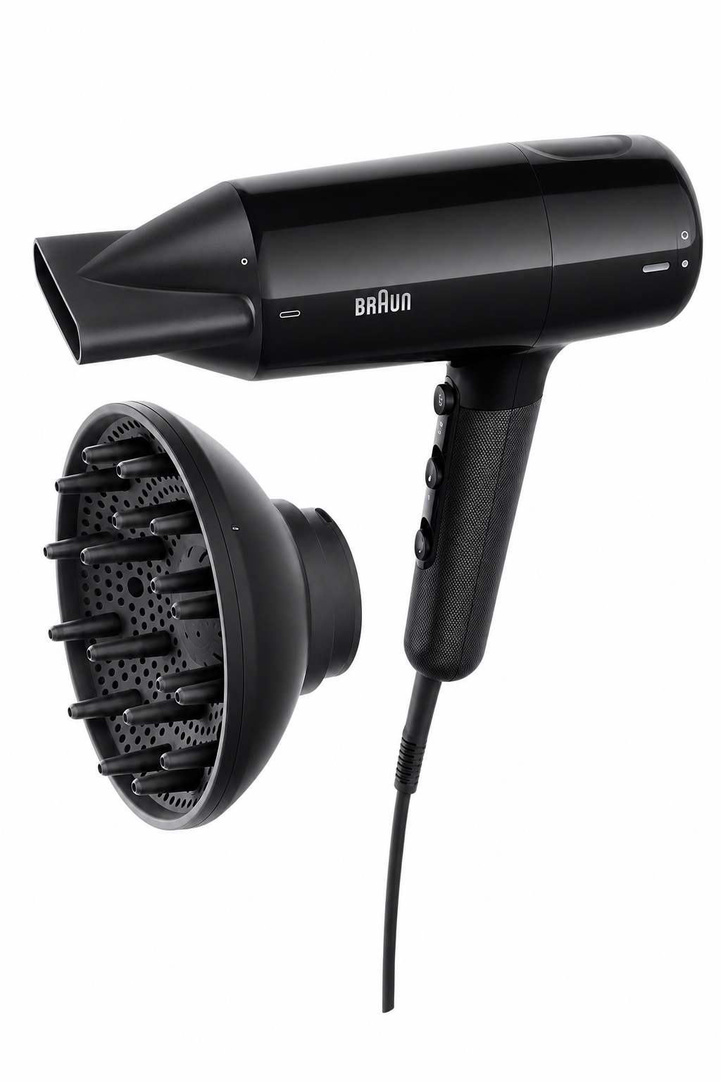 7702292e-d8a2-437d-aef2-1d5075cb0e00.png مجفف شعر Braun HD2.2 بقدرة 2200 واط مع تقنية IONTEC - BRHD225SDE - الصورة 1