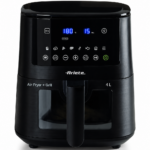 قلاية هوائية Ariete 4633 بسعة 4 لتر وقدرة 1400 واط مع Grill وShake - أسود
