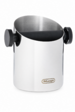 علبة طرق القهوة De'Longhi DLSC059 من الستانلس ستيل المصقول بسعة 2 لتر