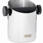 علبة طرق القهوة De'Longhi DLSC059 من الستانلس ستيل المصقول بسعة 2 لتر