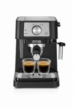 ماكينة إسبريسو De'Longhi Stilosa EC260BK بضغط 15 بار وتصميم أسود مدمج
