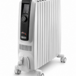 دفاية زيت De'Longhi TRD 41025 WH بقدرة 2500 واط وتصميم Chimney