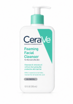 غسول CeraVe Foaming Facial Cleanser – تنظيف عميق للبشرة العادية إلى الدهنية