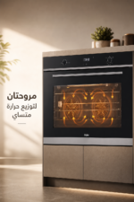 ⁦فرن غاز مدمج Haier HOX 9125 BX مقاس 90 سم بسعة 125 لتر ومروحتين حراريتين⁩ - الصورة ⁦3⁩