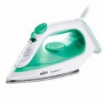 مكواة بخار Braun TexStyle 1 SI1040GR بقدرة 2000 W ولوح Super Ceramic