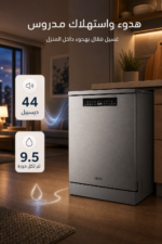 ⁦غسالة صحون Haier HDWE16-46SC6IQ بسعة 16 طقم و8 برامج غسيل⁩ - الصورة ⁦3⁩