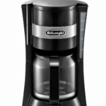 ماكينة قهوة بالتقطير De'Longhi ICM15211 بسعة 10 أكواب وفلتر ماء - أسود