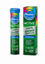 أقراص Plusssz Active Energy Complex الفوّارة – طاقة وتركيز بدون سكر