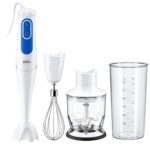 خلاط يدوي Braun MultiQuick 3 بقدرة 700 W مع ملحقات EasyClick - MQ3025WHSPAGHET