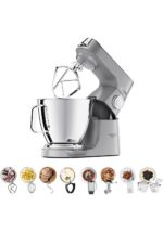 عجانة مطبخ احترافية مع خلاط وفرّامة وميزان مدمج 7+5 لتر 1200 واط Titanium Chef Baker XL من كينوود