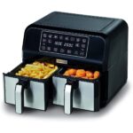 قلاية هوائية رقمية KENWOOD مزدوجة السلة 8 لتر – Dual Zone مع شاشة لمس | HFM75.000MB