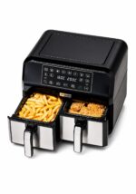 ⁦قلاية هوائية رقمية KENWOOD مزدوجة السلة 8 لتر – Dual Zone مع شاشة لمس | HFM75.000MB⁩ - الصورة ⁦6⁩