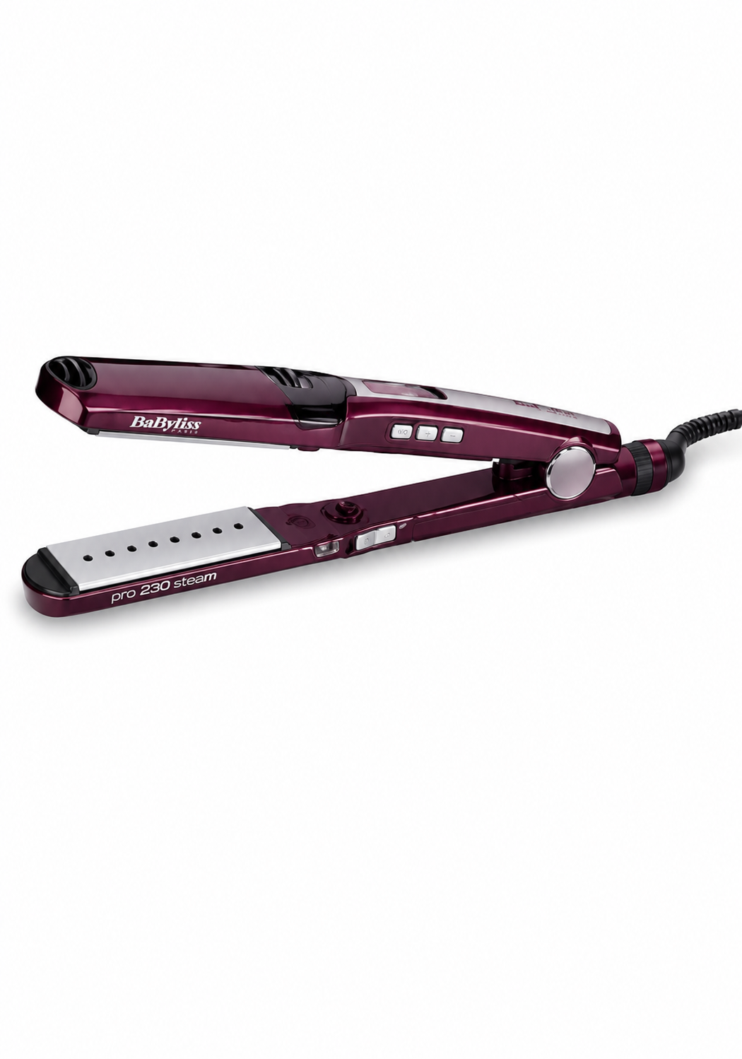 a4f05d3f-1a57-4ba0-ab8b-1e68d25883e5 مكواة فرد الشعر بالبخار BaByliss iPro 230 بطبقة تيتانيوم سيراميك - الصورة 1