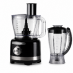 محضر طعام Ariete Gourmet Pro Moderna 1782 بقدرة 1000 واط مع وعاء 3 لتر وخلاط 2 لتر