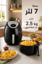 ⁦قلاية هوائية Ariete Airy Fryer XXL بسعة 7 لتر و1800 واط، موديل 4618⁩ - الصورة ⁦2⁩