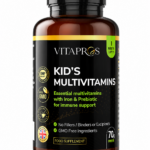 Vitapros Kid’s Multivitamins للأطفال – بودرة فيتامينات مع الحديد والبريبايوتيك | 70 جم