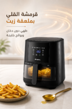 ⁦قلاية هوائية وشواية Ariete 4626 بسعة 6 لتر مع 8 برامج مسبقة⁩ - الصورة ⁦4⁩