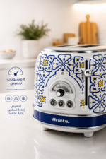 ⁦محمصة خبز Ariete 155 Capri بفتحتين عريضتين و6 مستويات تحميص، 810 واط⁩ - الصورة ⁦3⁩