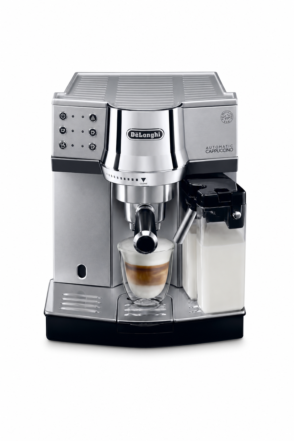 d7066de3-c46e-4978-a517-efde7f7f7d84.png ماكينة إسبريسو وكابتشينو De'Longhi EC850.M بضغط 15 بار ونظام Automatic Cappuccino - الصورة 1