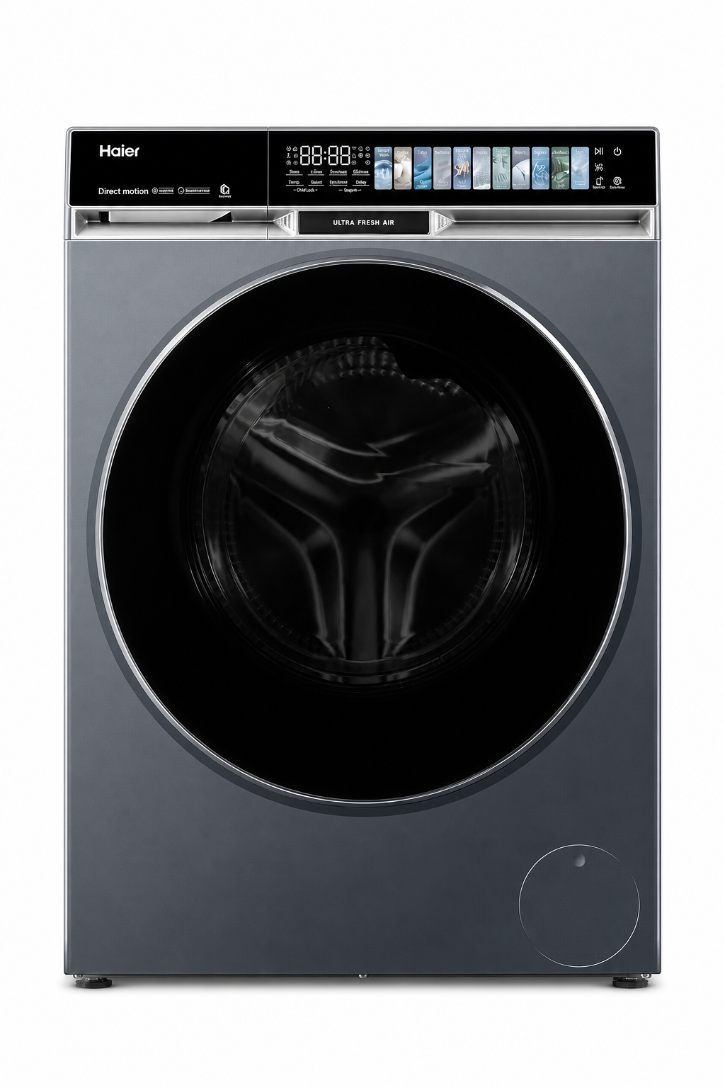 de75fd45-1aee-4c98-84ca-d453097ac145.png غسالة تحميل أمامي Haier سعة 11 kg مع Auto Dosing وUltra Fresh Air - HW110-BD14387SU1 - الصورة 1