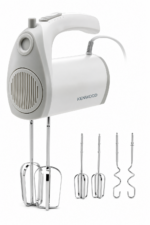 مضرب يدوي كهربائي Kenwood HMP20.000WH بقدرة 300 واط و5 سرعات مع توربو - أبيض