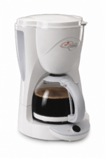 ماكينة قهوة بالتقطير De'Longhi ICM2.1 بقدرة 1000 واط وسعة 10 أكواب، أبيض