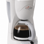 ماكينة قهوة بالتقطير De'Longhi ICM2.1 بقدرة 1000 واط وسعة 10 أكواب، أبيض