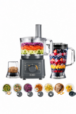 محضرة طعام Kenwood FDP05.80GY متعددة الوظائف 750 واط مع خلاط