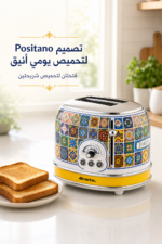 ⁦محمصة خبز Ariete 155 Positano بقدرة 810 واط مع 6 مستويات تحمير⁩ - الصورة ⁦2⁩