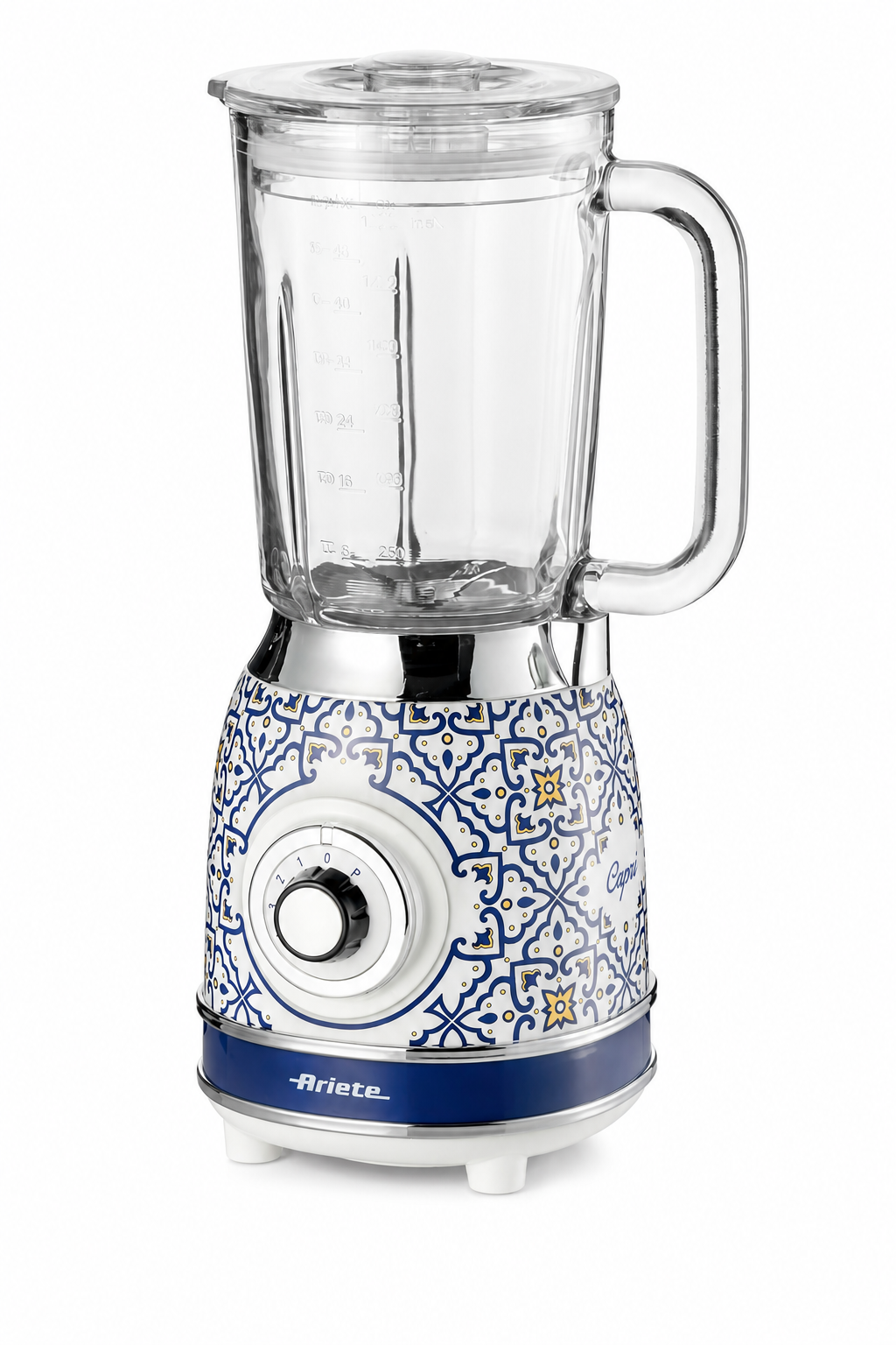 f03c5400-22b8-4077-8f67-950204948306.png خلاط Ariete 583 Capri بكأس زجاجي 1.5 لتر وقدرة 1000 واط - الصورة 1