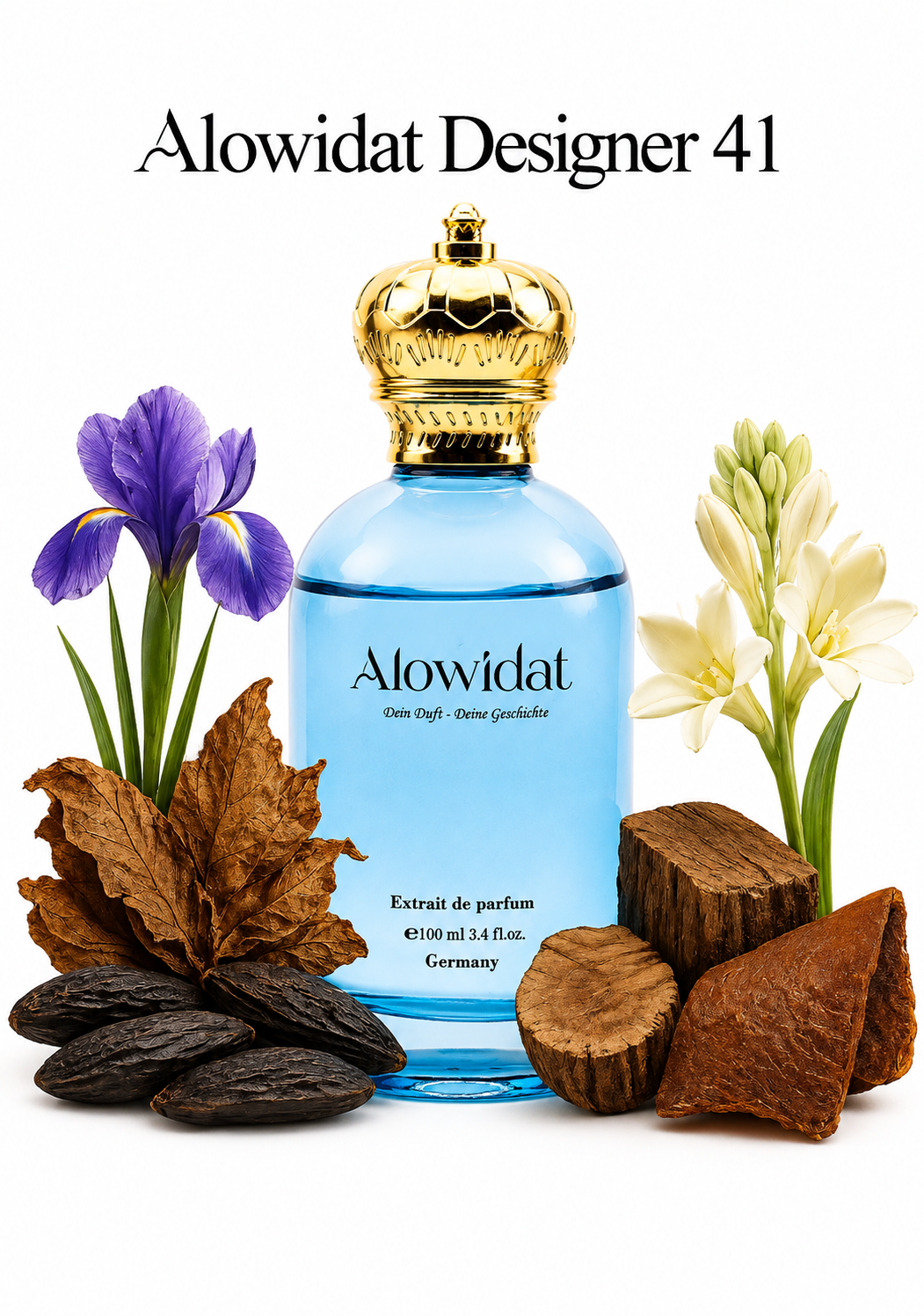 0378e5ed-8bf6-433d-9e43-62aa3258f7ba عطر رجالي Alowidat Designer 41 – خشبي جلدي بلمسة زهرية دافئة - الصورة 1