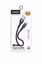 وصلة باور بانك QBest USB إلى Micro بطول 30CM QB13
