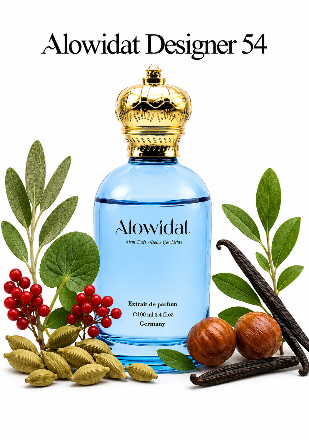 057681a2-163e-43a1-b8fc-dc998939876d عطر رجالي Alowidat Designer 54 – عطري متبّل بلمسة فانيليا دافئة - الصورة 1