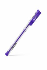 قلم ناشف Claro Technic بتصميم شفاف بنفسجي - 8751375