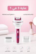 ⁦ماكينة إزالة الشعر VGR V-732 3 في 1 مع إضاءة LED⁩ - الصورة ⁦2⁩