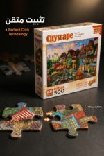 ⁦بازل KS Games Cityscape Fun City 500 قطعة موديل 12416⁩ - الصورة ⁦4⁩