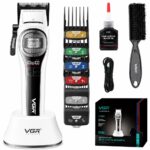 ماكينة حلاقة VGR 888C بمحرك BLDC 8000RPM وطقم كامل