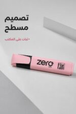 ⁦قلم هاي لايتر Zero Miss Flat Light وردي - موديل 16463⁩ - الصورة ⁦3⁩