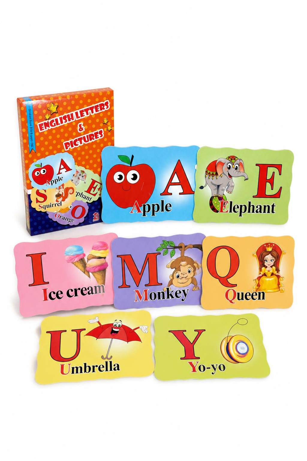 0a7ef86e-d0fb-4b1c-b867-0c452d14c675.jpg بطاقات فلاش كارد للحروف الإنجليزية والصور 12267، 3-6 سنوات - الصورة 1