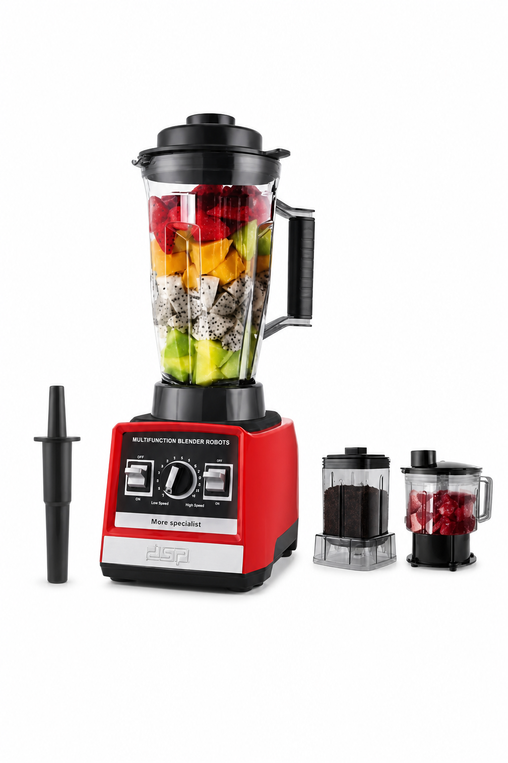 0b4e4540-c296-4481-9591-7180879b0e55.png خلاط DSP 3 في 1 بسعة 3 liters وقوة 1800 watts - KJ2187-BS - الصورة 1