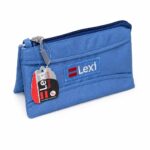 مقلمة Lexi قماشية مثلثة بسحاب واحد - موديل 9125