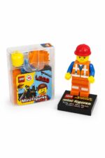 شخصية LEGO صغيرة عامل بناء مع علبة بلاستيكية - 5367
