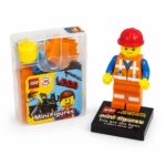 شخصية LEGO صغيرة عامل بناء مع علبة بلاستيكية - 5367
