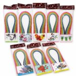 مجموعة ورق Quilling ملون للأشغال الفنية 16 لون - 12489