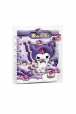 دفتر ملاحظات صغير بتصميم Kuromi بنفسجي - موديل 14604